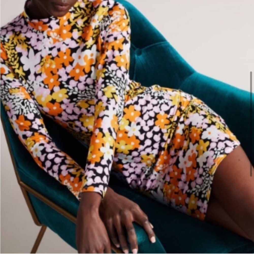 NWOT TED BAKER DELIAHH FLORAL BODYCON MINI DRESS